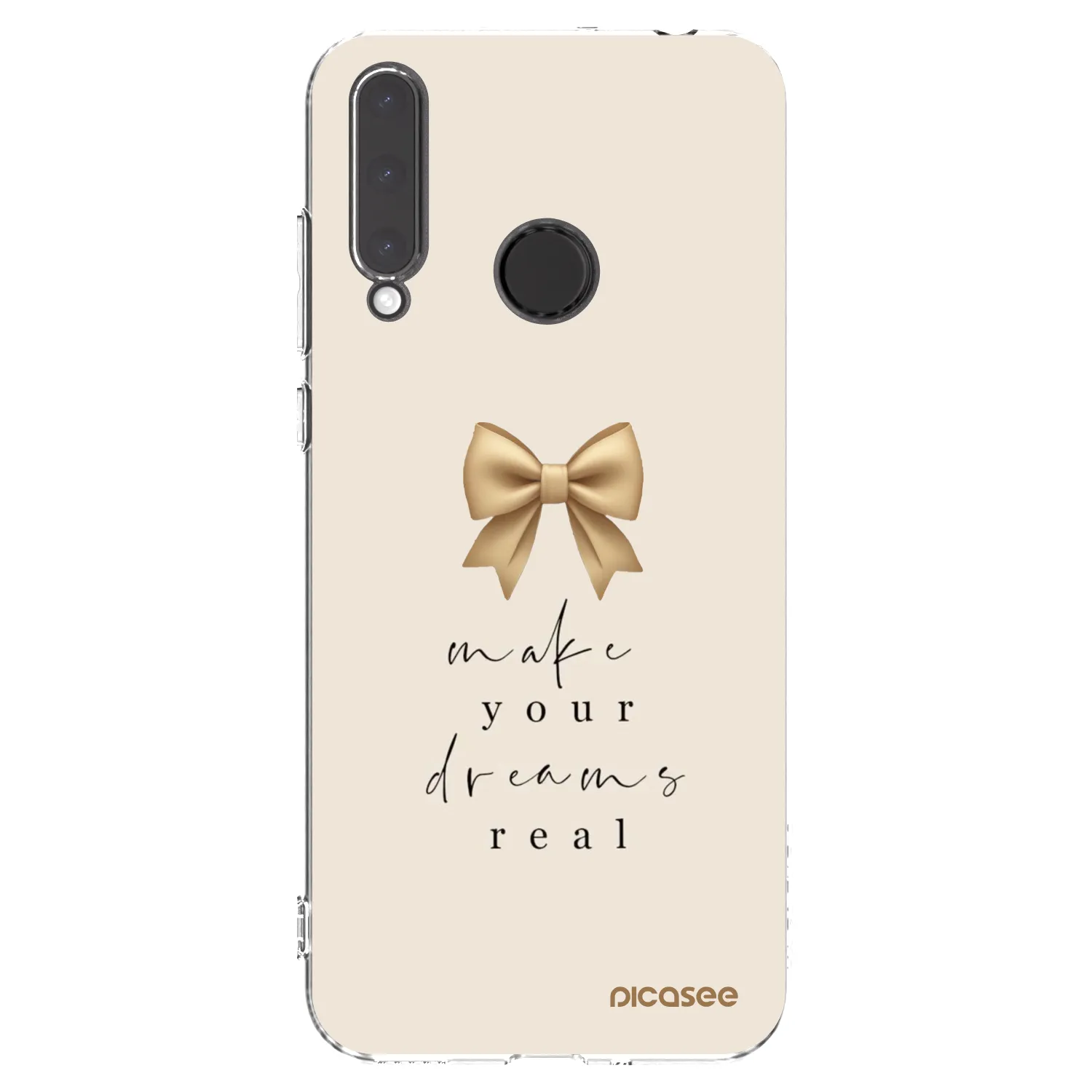 Picasee silikonska prozirna maskica za Honor 20 Lite - Golden Dream