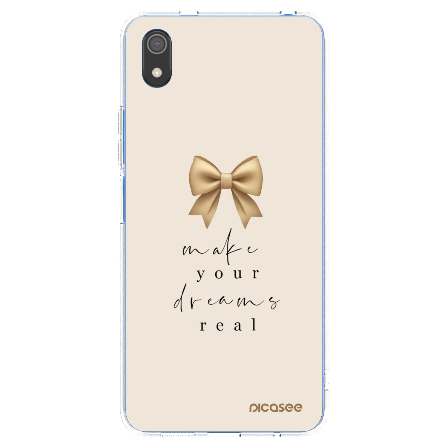 Picasee silikonska prozirna maskica za Xiaomi Redmi 7A - Golden Dream