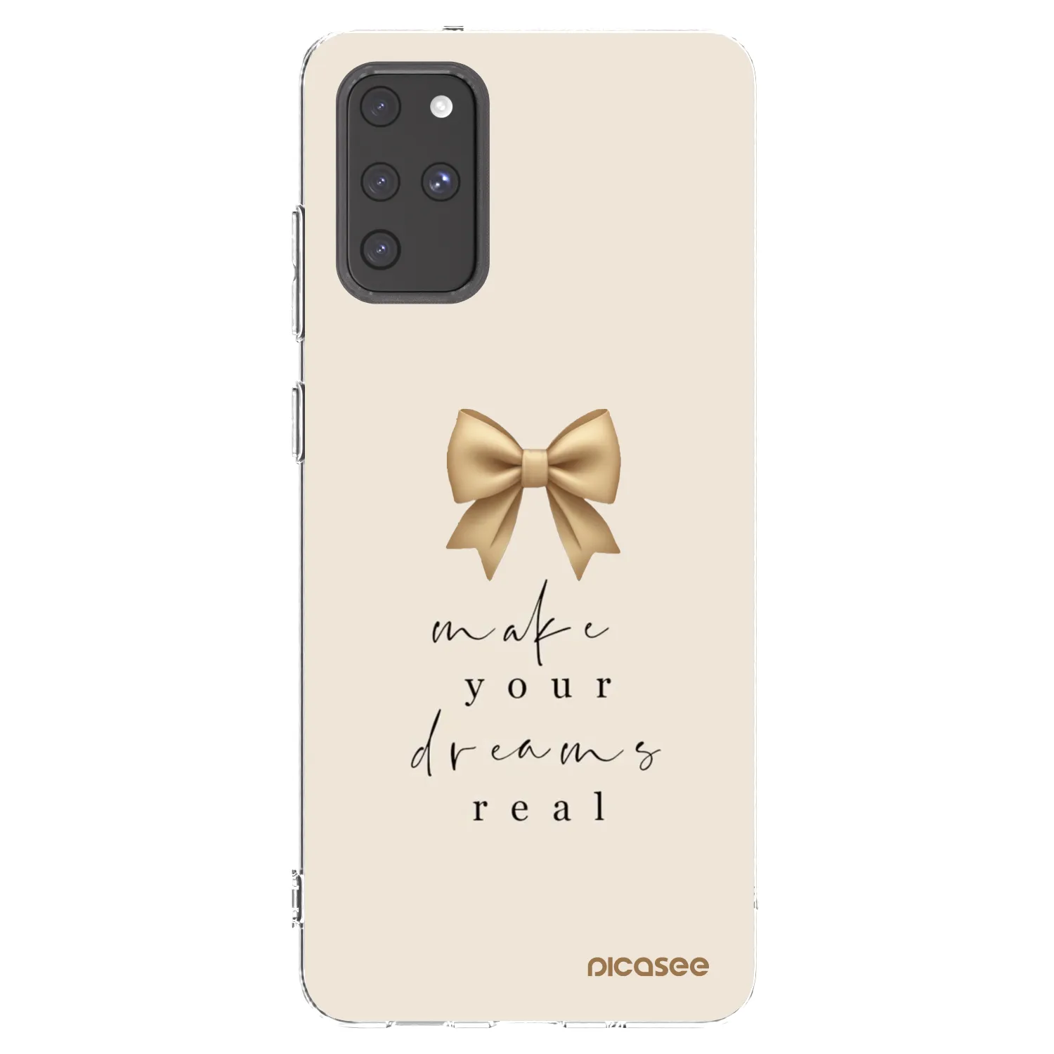 Picasee silikonska prozirna maskica za Samsung Galaxy S20+ G985F - Golden Dream