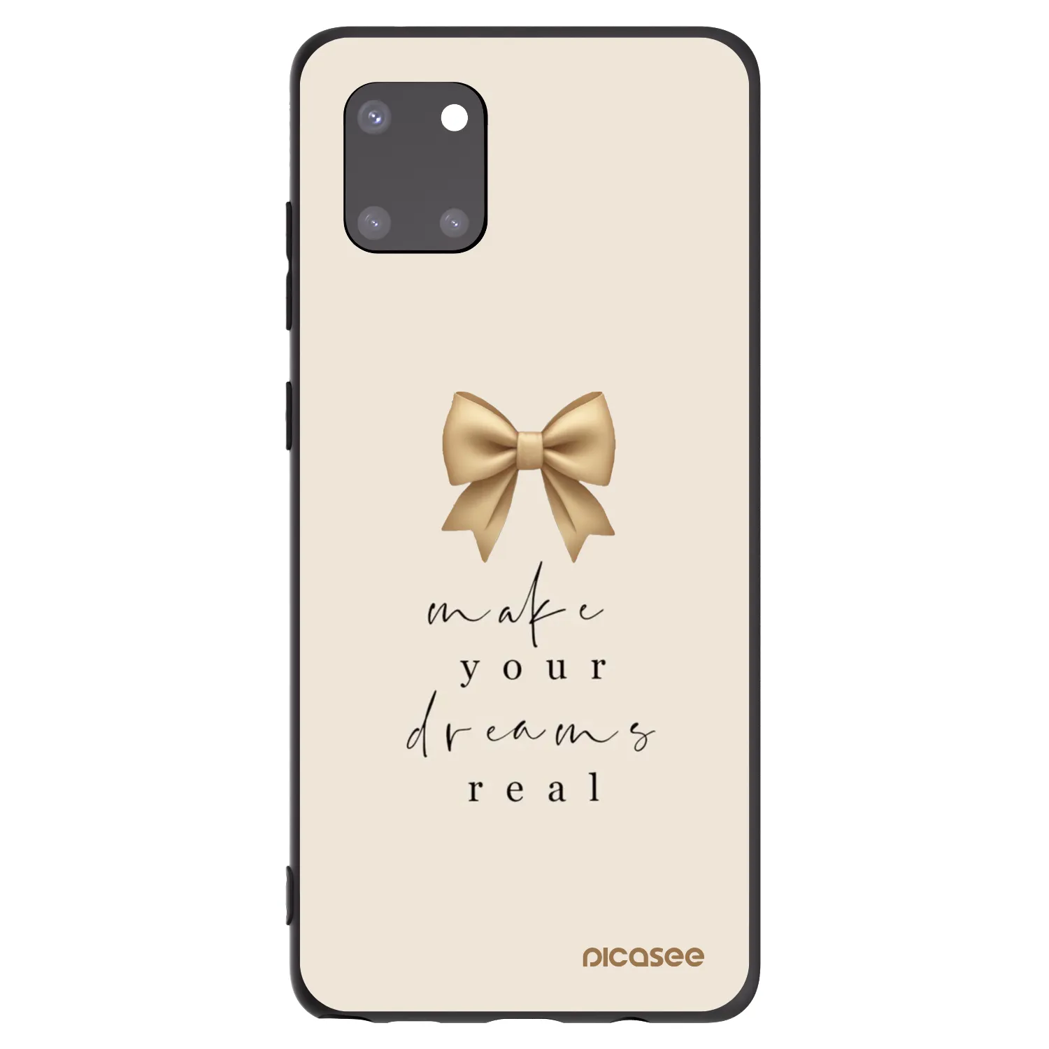 Picasee crna silikonska maskica za Samsung Galaxy Note 10 Lite N770F - Golden Dream