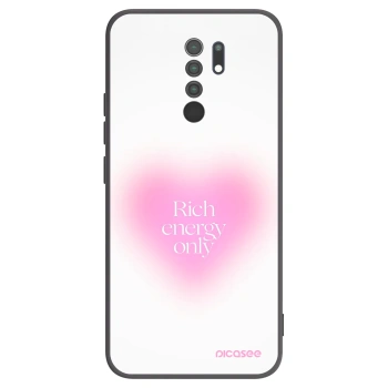 Picasee crna silikonska maskica za Xiaomi Redmi 9 - Rich Energy