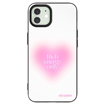 Picasee crna silikonska maskica za Apple iPhone 12 Pro - Rich Energy