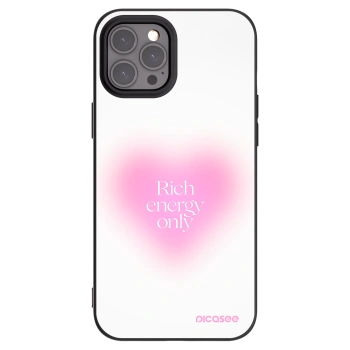 Picasee crna silikonska maskica za Apple iPhone 12 Pro Max - Rich Energy