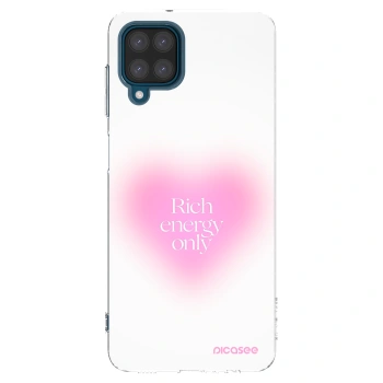 Picasee silikonska prozirna maskica za Samsung Galaxy A12 A125F - Rich Energy