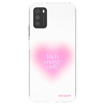 Picasee silikonska prozirna maskica za Xiaomi Poco M3 - Rich Energy