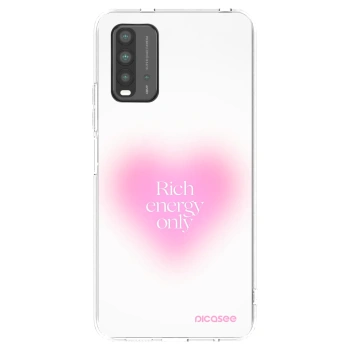 Picasee silikonska prozirna maskica za Xiaomi Redmi 9T - Rich Energy