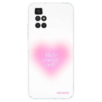 Picasee silikonska prozirna maskica za Xiaomi Redmi 10 - Rich Energy