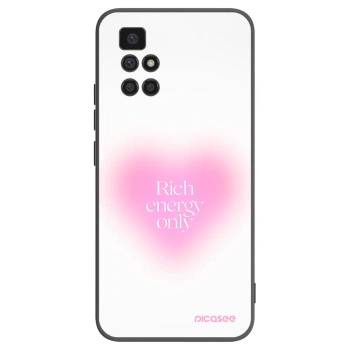 Picasee crna silikonska maskica za Xiaomi Redmi 10 - Rich Energy