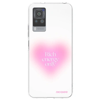 Picasee silikonska prozirna maskica za Vivo X60 Pro 5G - Rich Energy