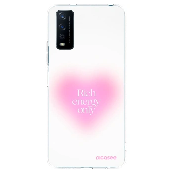 Picasee silikonska prozirna maskica za Vivo Y11s - Rich Energy