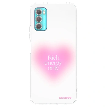 Picasee silikonska prozirna maskica za Motorola Moto G60 - Rich Energy