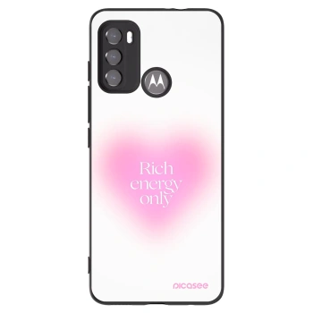 Picasee crna silikonska maskica za Motorola Moto G60 - Rich Energy