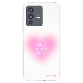 Picasee silikonska prozirna maskica za Vivo V23 5G - Rich Energy