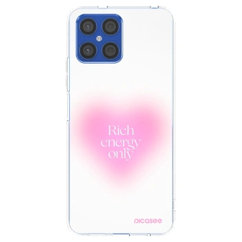 Picasee silikonska prozirna maskica za Honor X8 4G - Rich Energy