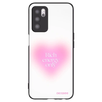 Picasee crna silikonska maskica za OPPO A16s - Rich Energy
