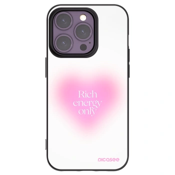 Picasee crna silikonska maskica za Apple iPhone 14 Pro - Rich Energy