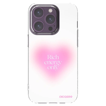Picasee silikonska prozirna maskica za Apple iPhone 14 Pro - Rich Energy