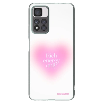 Picasee silikonska prozirna maskica za Xiaomi Redmi Note 11 Pro+ 5G - Rich Energy