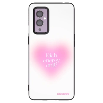 Picasee crna silikonska maskica za OnePlus 9 - Rich Energy