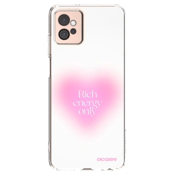 Picasee silikonska prozirna maskica za Motorola Moto G32 - Rich Energy