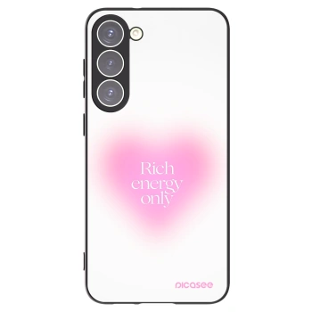 Picasee crna silikonska maskica za Samsung Galaxy S23+ 5G - Rich Energy