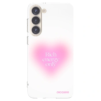 Picasee silikonska prozirna maskica za Samsung Galaxy S23+ 5G - Rich Energy