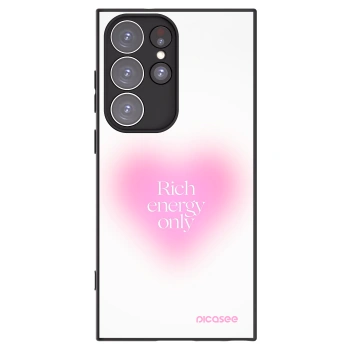 Picasee crna silikonska maskica za Samsung Galaxy S23 Ultra 5G - Rich Energy