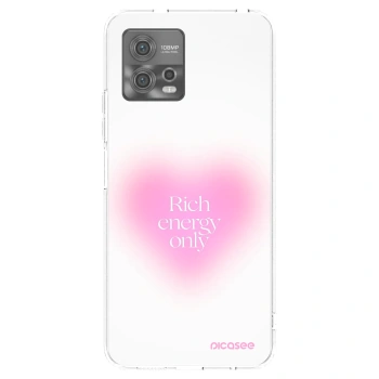 Picasee silikonska prozirna maskica za Motorola Moto G72 - Rich Energy