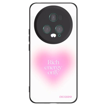 Picasee crna silikonska maskica za Honor Magic5 Pro - Rich Energy