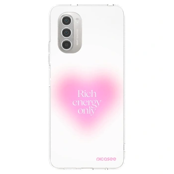 Picasee silikonska prozirna maskica za Motorola Moto G51 - Rich Energy