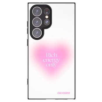 Picasee crna silikonska maskica za Samsung Galaxy S24 Ultra S928B 5G - Rich Energy