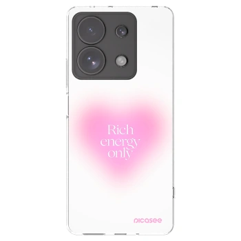 Picasee silikonska prozirna maskica za Xiaomi Redmi Note 13 Pro 4G - Rich Energy