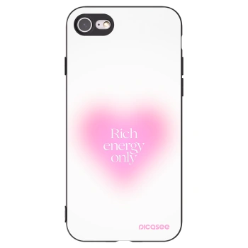Picasee crna silikonska maskica za Apple iPhone 8 - Rich Energy