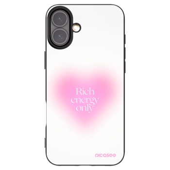 Picasee crna silikonska maskica za Apple iPhone 16 Plus - Rich Energy