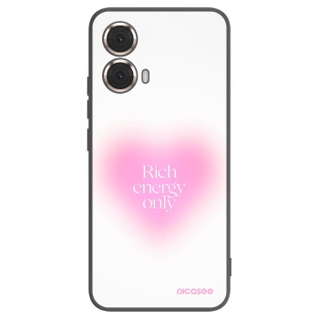 Picasee crna silikonska maskica za Motorola Moto G85 - Rich Energy