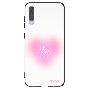Picasee crna silikonska maskica za Samsung Galaxy A70 A705F - Rich Energy