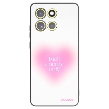 Picasee crna silikonska maskica za Motorola Moto G86 5G - Rich Energy