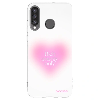 Picasee silikonska prozirna maskica za Huawei P30 Lite - Rich Energy