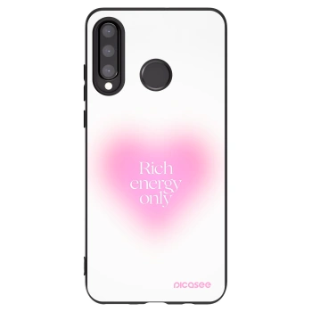 Picasee crna silikonska maskica za Huawei P30 Lite - Rich Energy