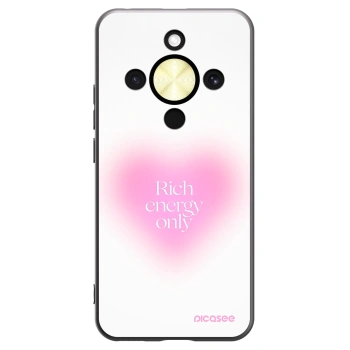 Picasee crna silikonska maskica za Honor Magic8 Lite 5G - Rich Energy