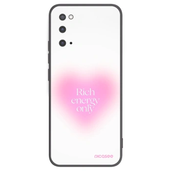 Picasee crna silikonska maskica za Samsung Galaxy S20 G980F - Rich Energy
