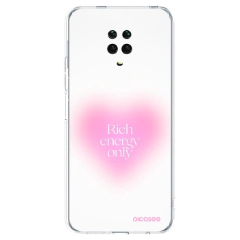 Picasee silikonska prozirna maskica za Xiaomi Redmi Note 9 Pro - Rich Energy