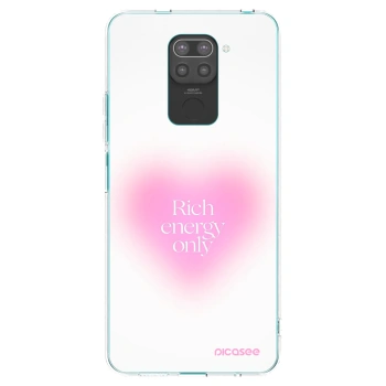 Picasee crna silikonska maskica za Xiaomi Redmi Note 9 - Rich Energy