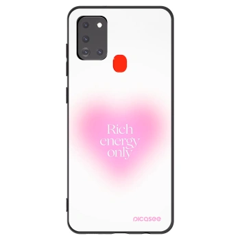 Picasee crna silikonska maskica za Samsung Galaxy A21s - Rich Energy