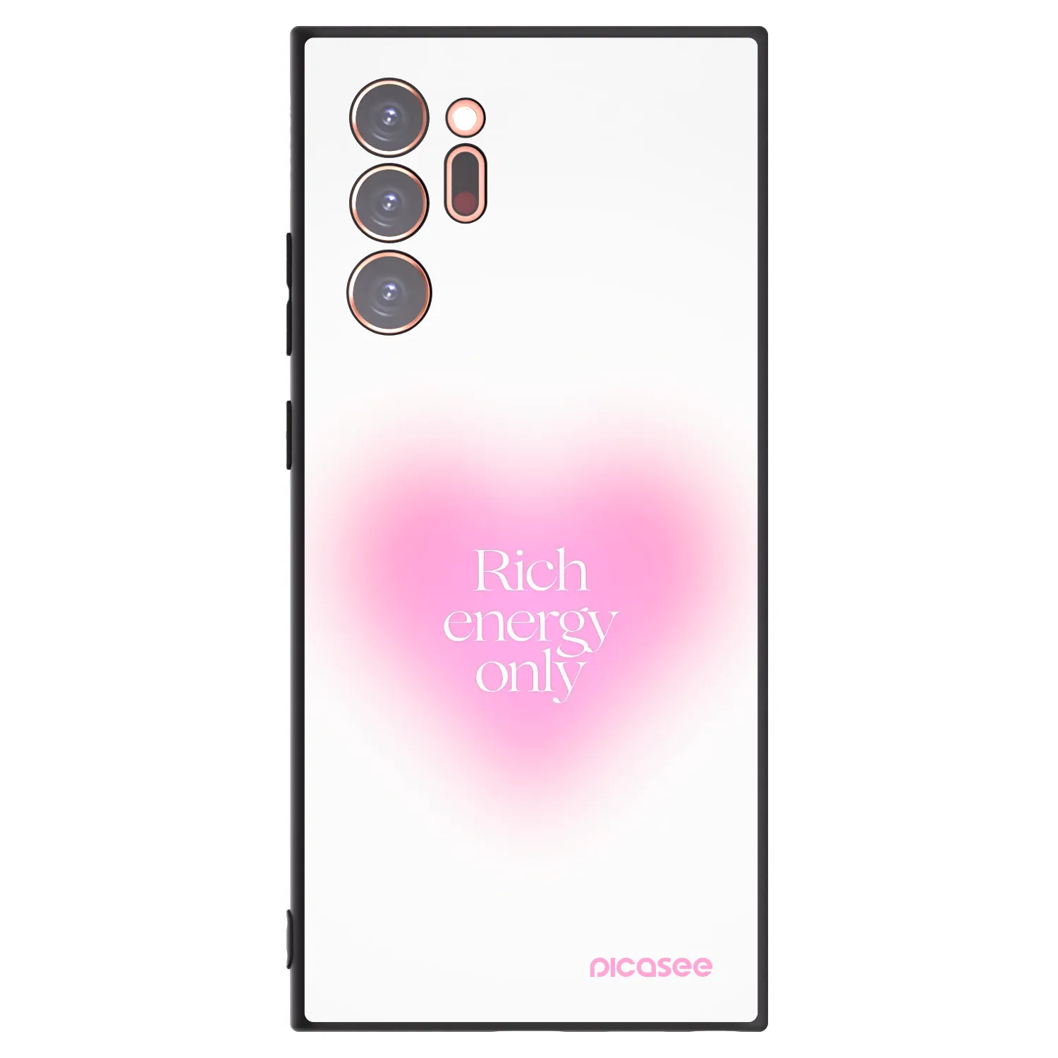 Picasee crna silikonska maskica za Samsung Galaxy Note 20 Ultra - Rich Energy