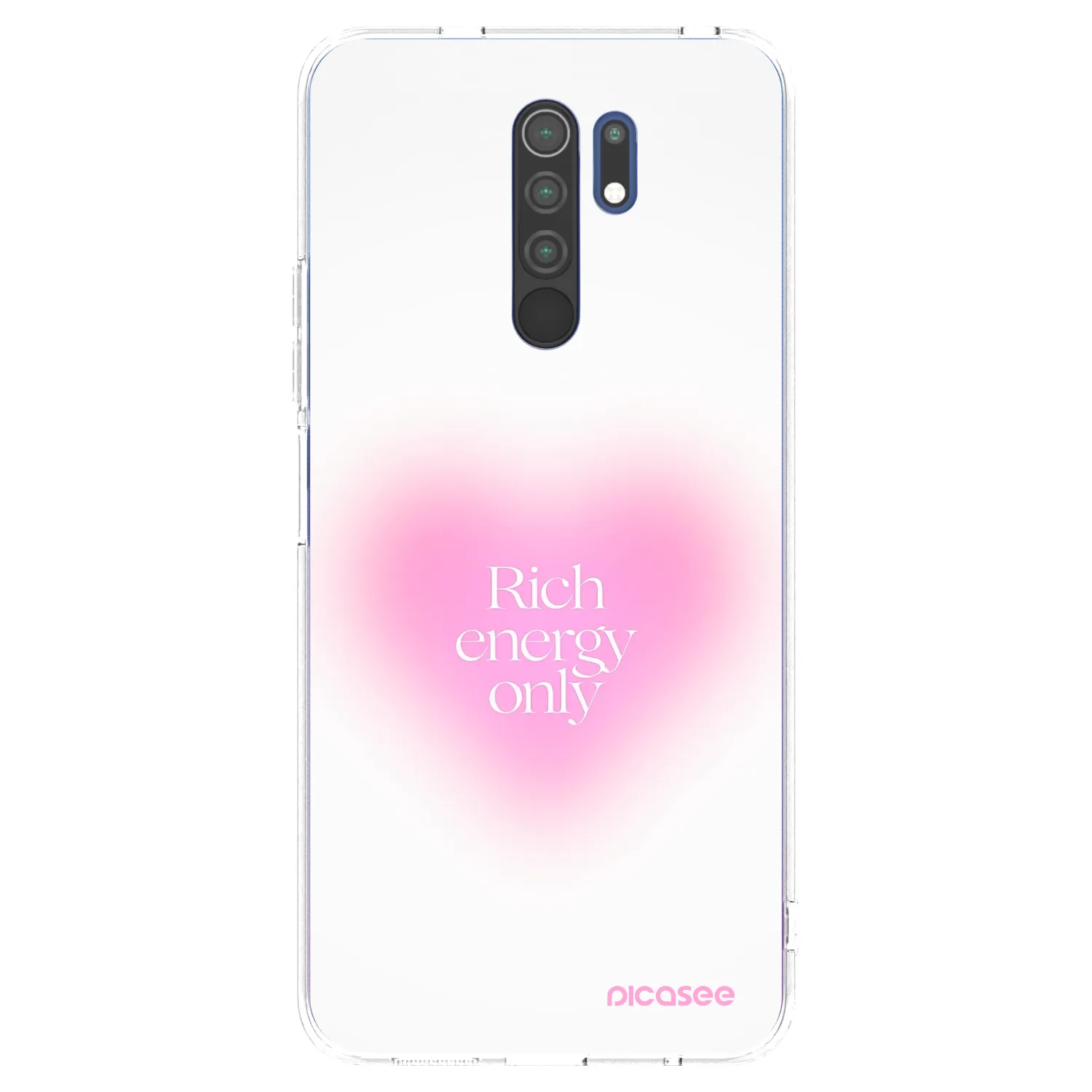Picasee silikonska prozirna maskica za Xiaomi Redmi 9 - Rich Energy
