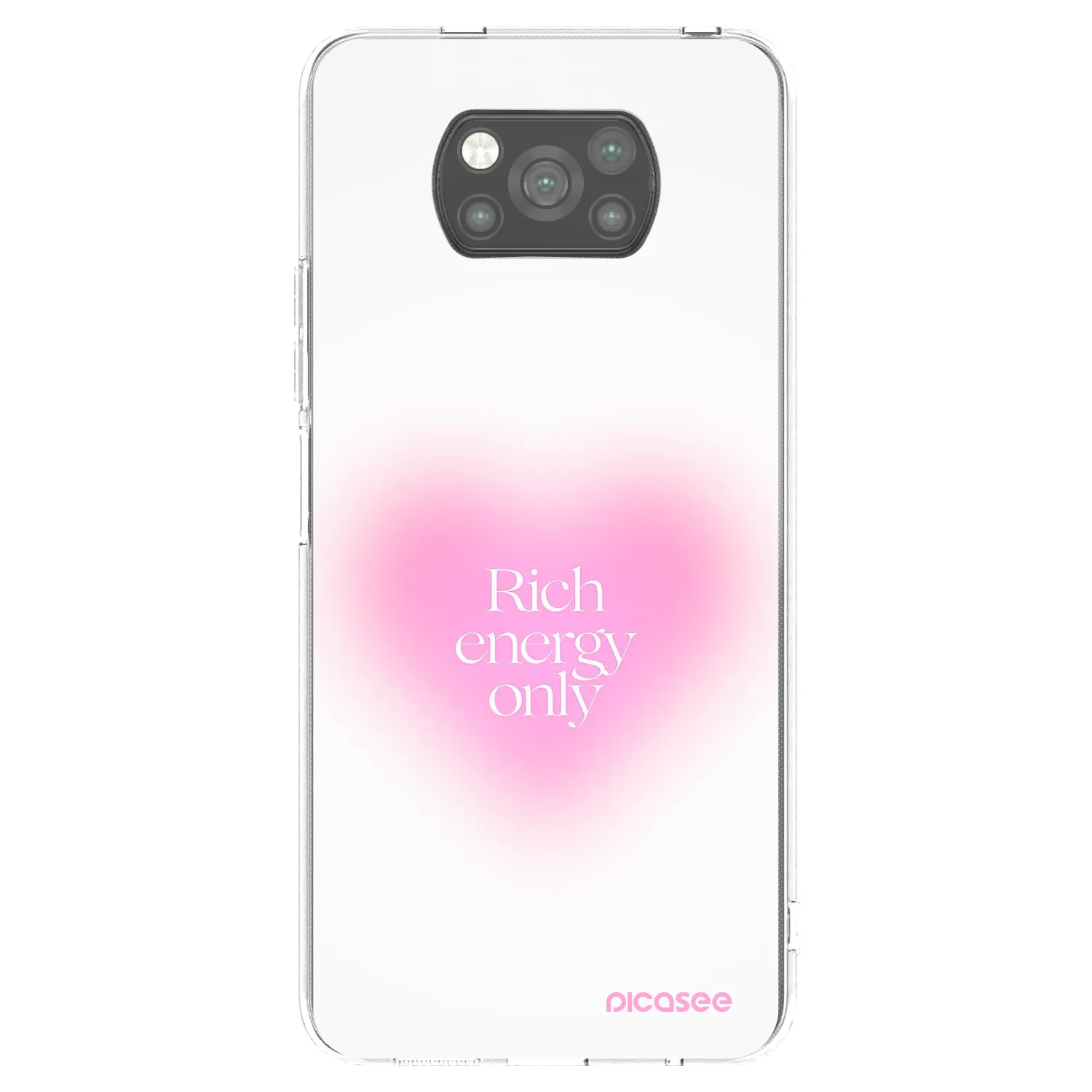 Picasee crna silikonska maskica za Xiaomi Poco X3 - Rich Energy