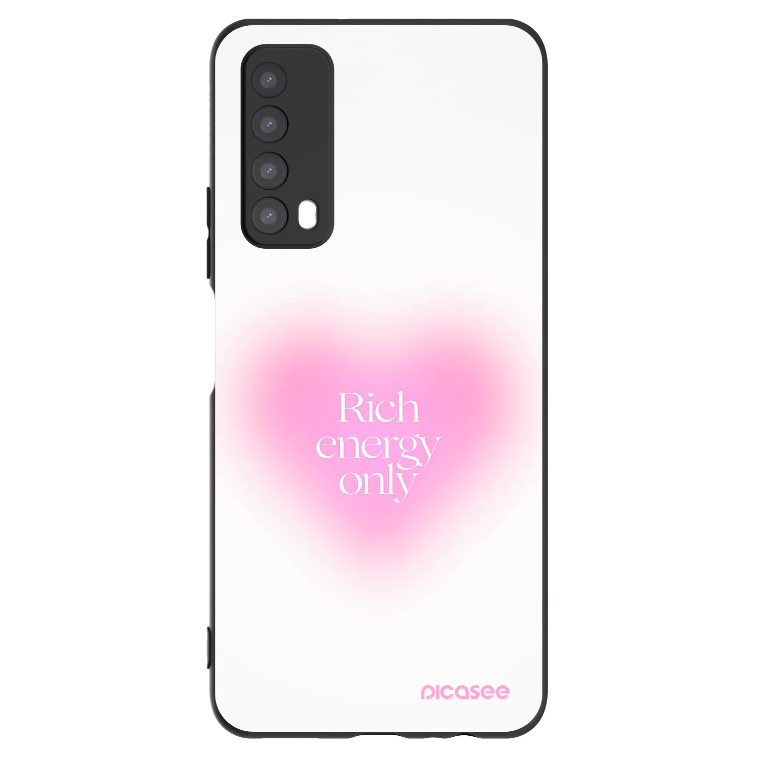Picasee crna silikonska maskica za Huawei P Smart 2021 - Rich Energy