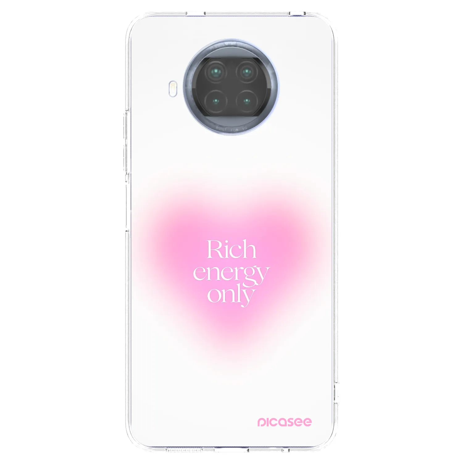 Picasee silikonska prozirna maskica za Xiaomi Mi 10T Lite - Rich Energy