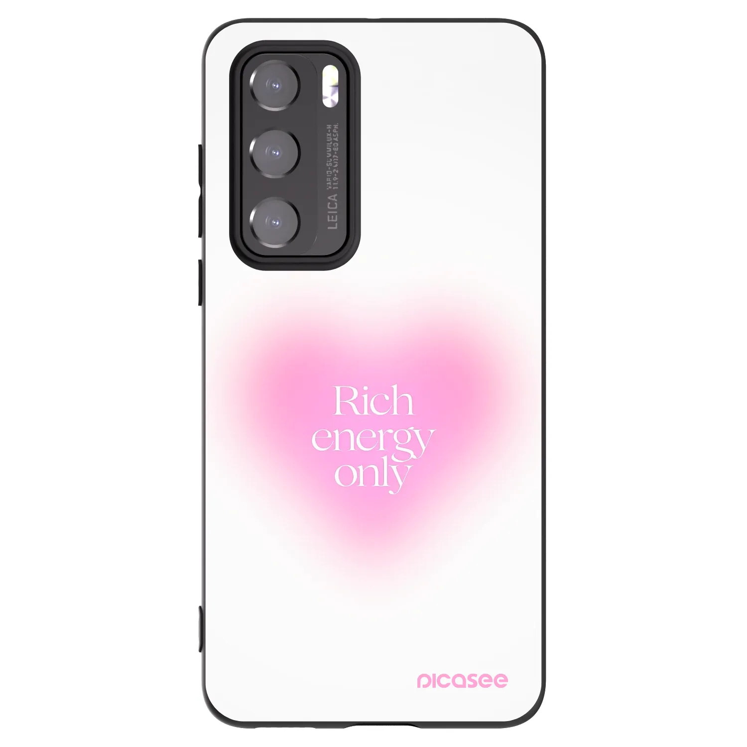 Picasee crna silikonska maskica za Huawei P40 - Rich Energy